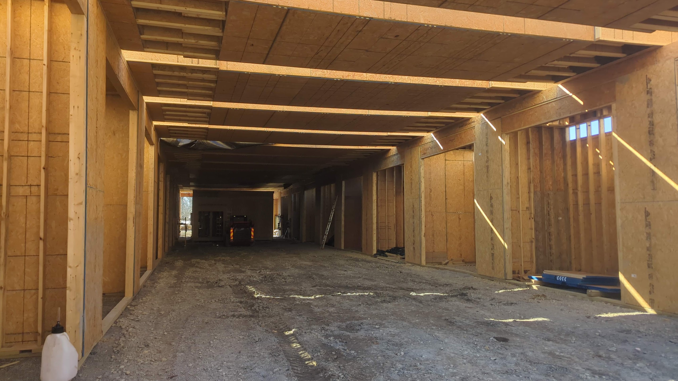 Interior of the Hangar at Factor e Farm